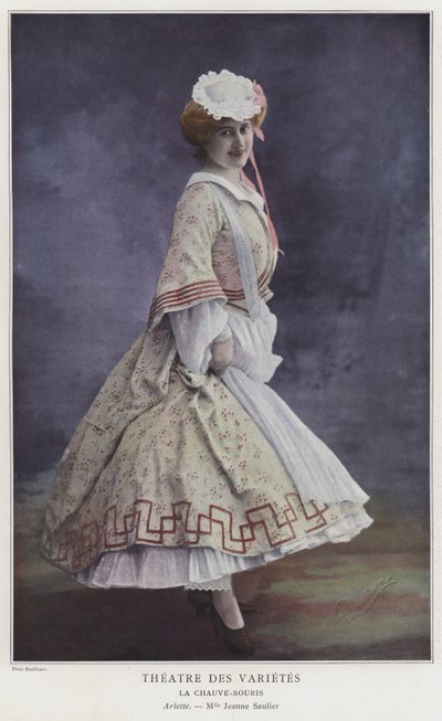 Jeanne Saulier en Arlette dans La Chauve-Souris - Reutlinger Studio